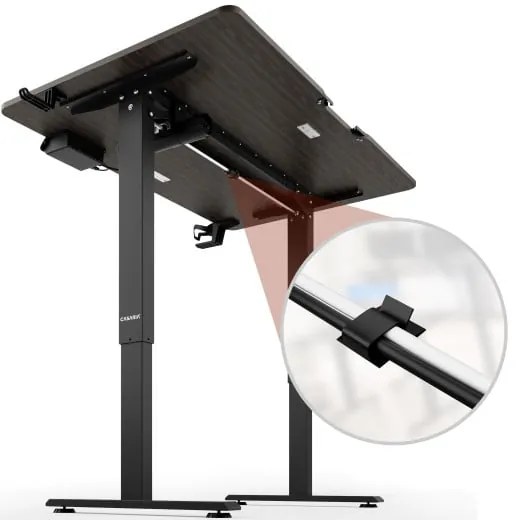 Deuba Birou de birou maro reglabil pe inaltime - 110x60x118 cm