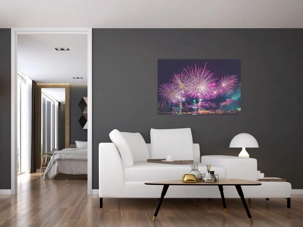 Tablou cu artificii (90x60 cm)