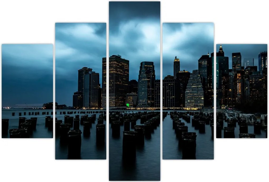 Tablou - Privire spre Zgârâie nori din New York (150x105 cm)