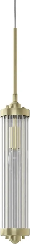 Pendul suspendat din metal auriu si sticla Fiatto I