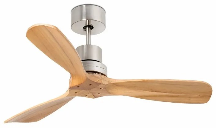 Ventilator de tavan cu telecomanda MINI LANTAU S nickel/lemn pin