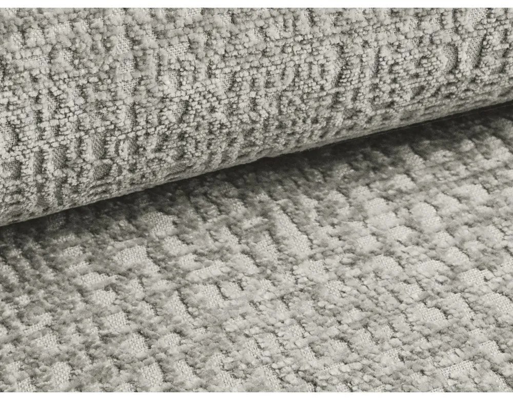 Colțar gri deschis extensibil/cu spațiu de depozitare Kalena – Makamii