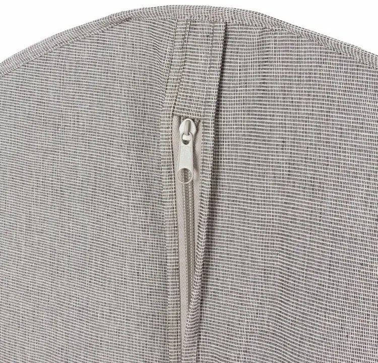 Geanta depozitare haine 60 x 135 cm, gri
