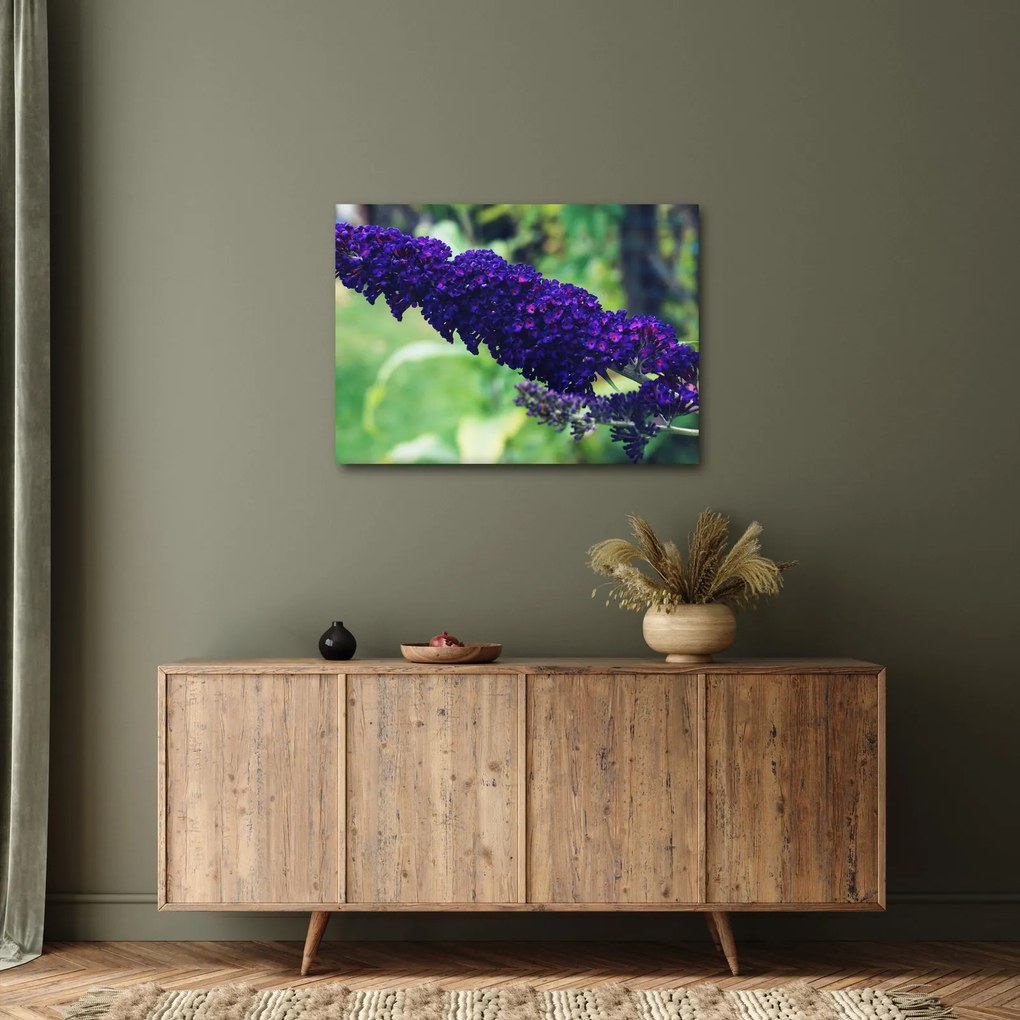 Tablou cu floare albastră (70x50 cm)