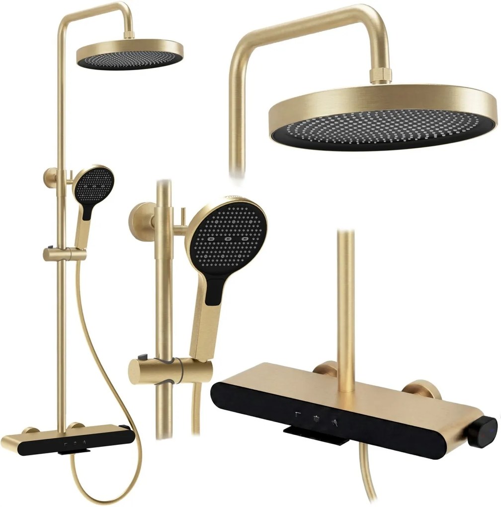 Set dus REA Farel Brush Gold