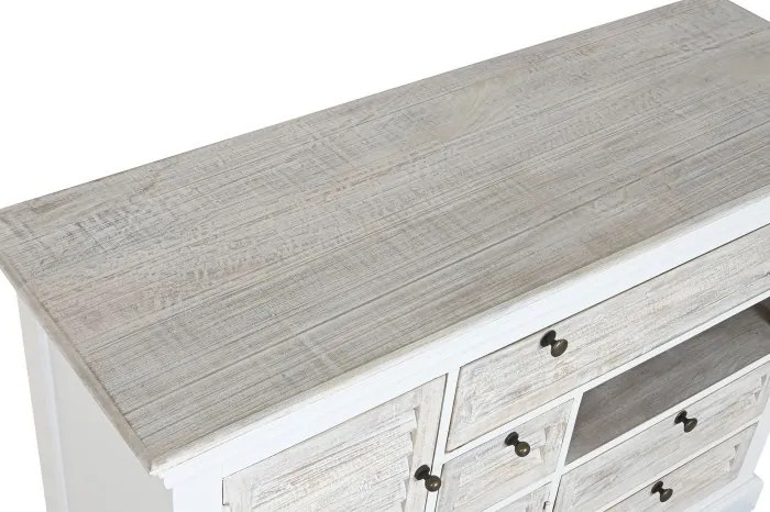 Comoda vintage din lemn de mango "Worn out White"
