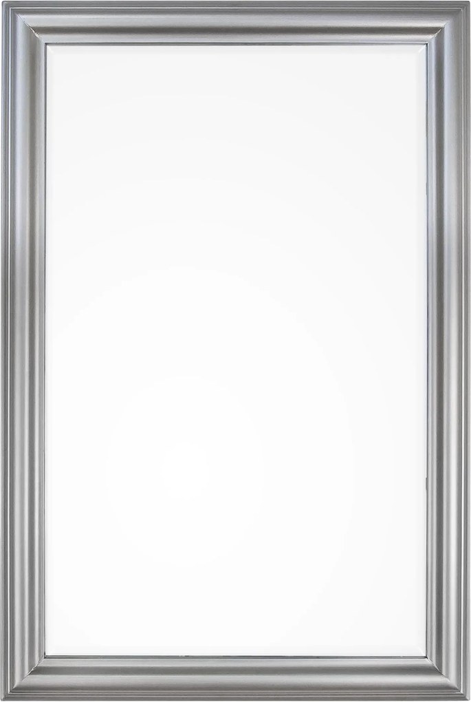 Oglinda decorativa perete cu rama argintie Sanzio 60 cm X 90H