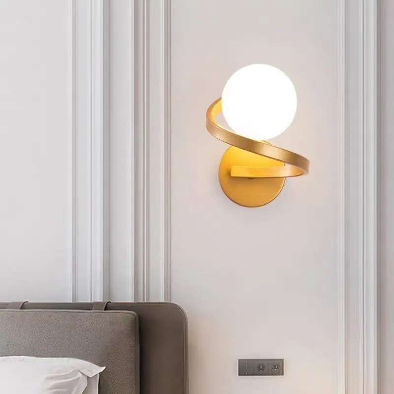 Aplică cu Sticlă 360-1 GD – Design Elegant, cu 1 Soclu E27