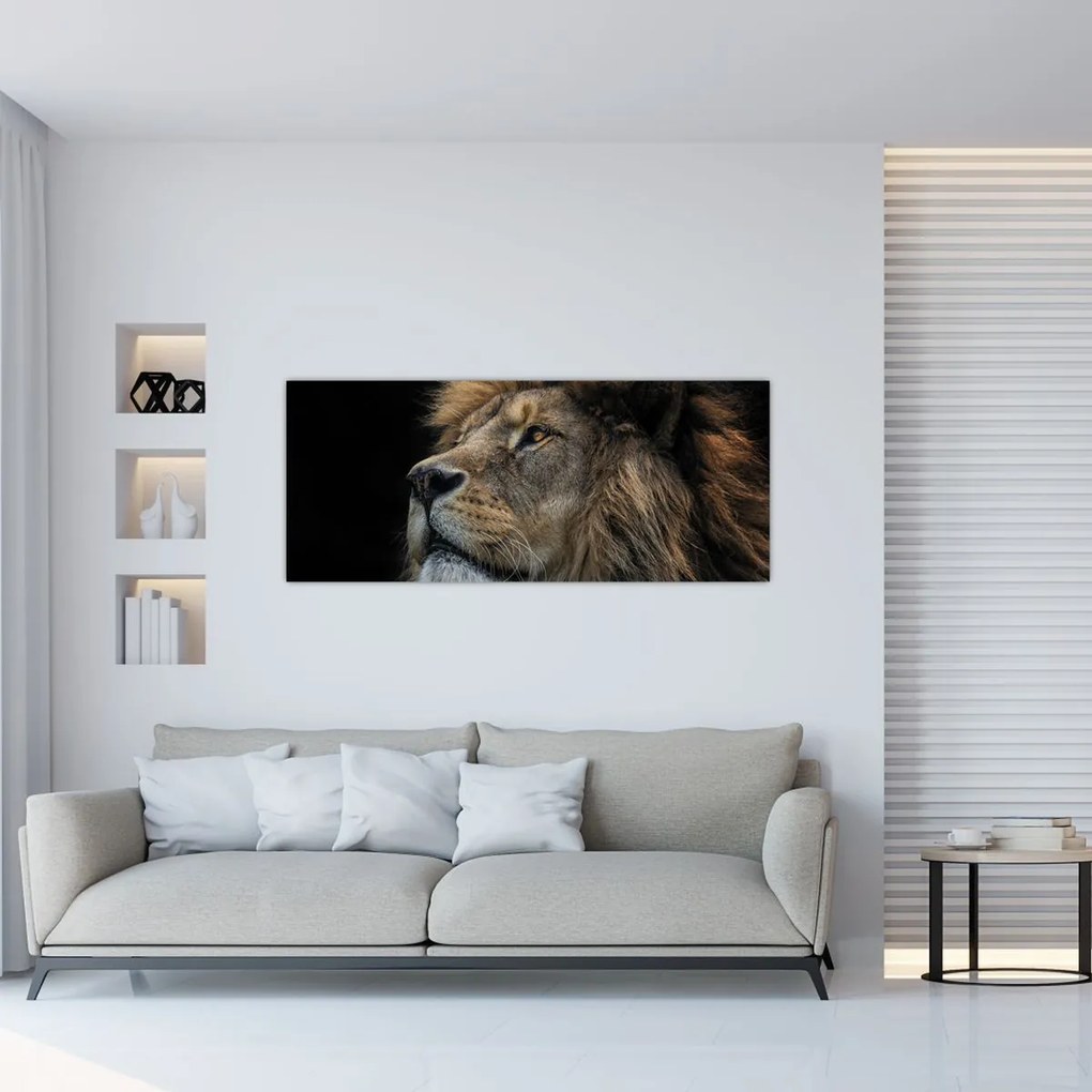Tablou - Leul maiestuos (120x50 cm)