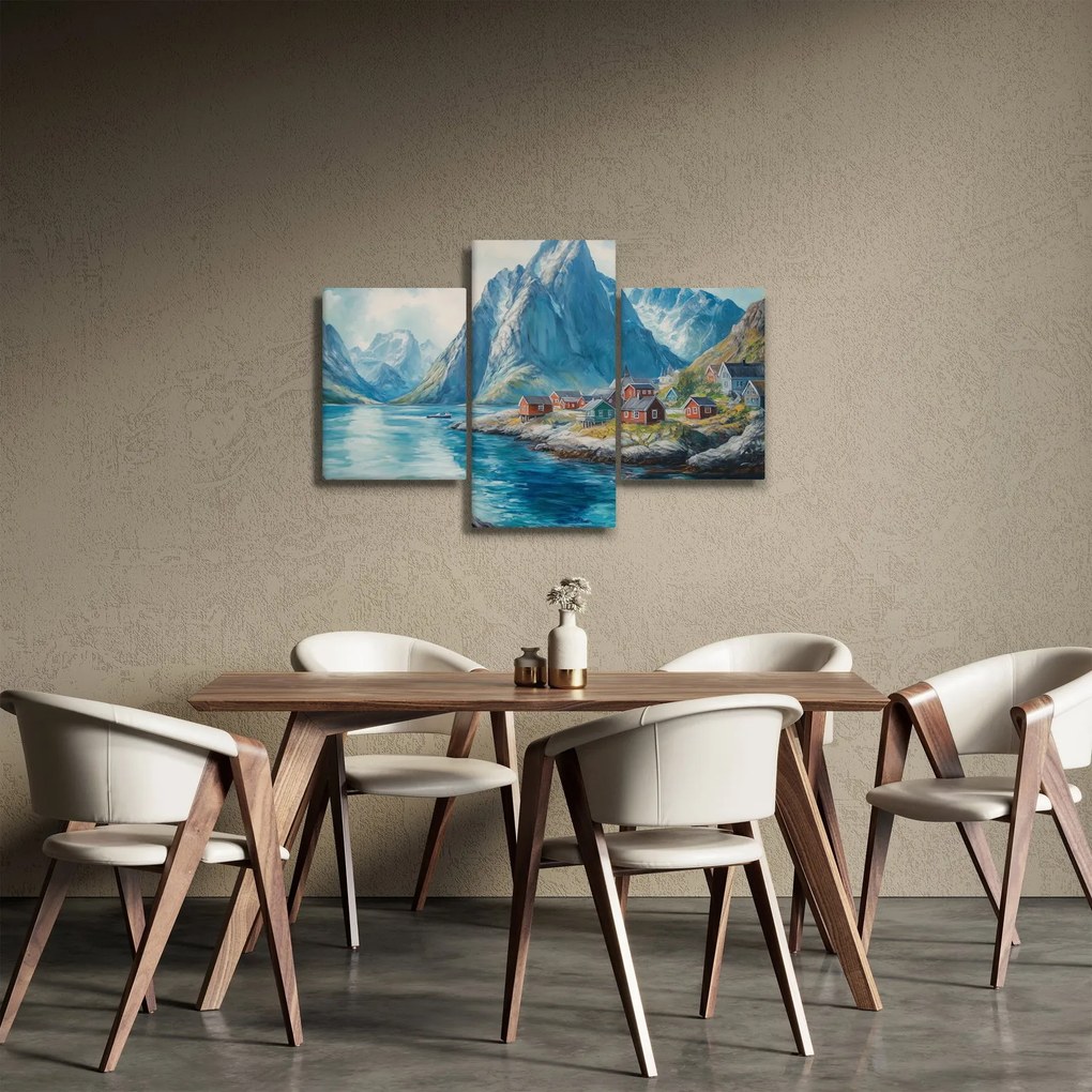Tablou - Sat norvegian (90x60 cm)