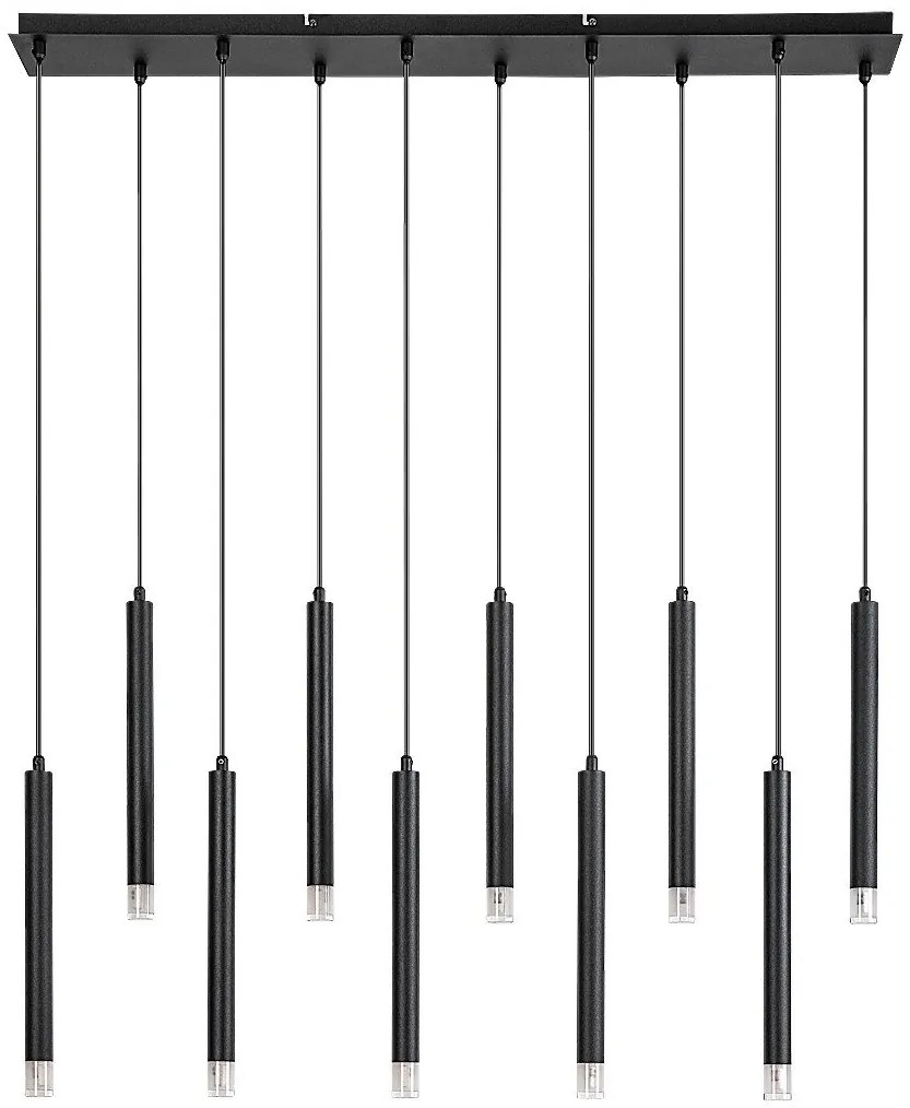 Lustra suspendata stil minimalist Ramira 10L negru