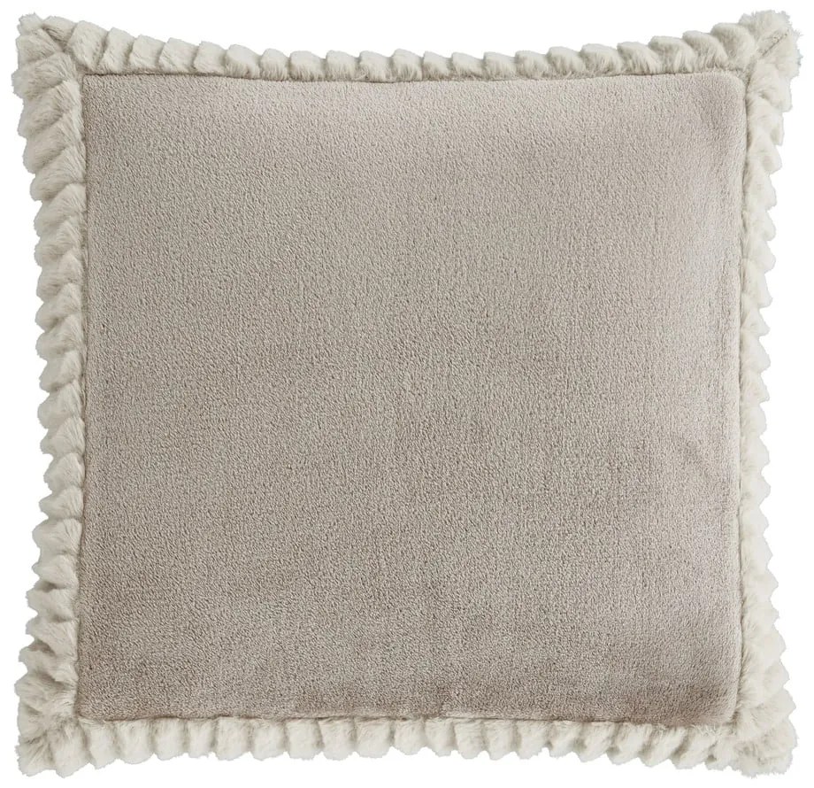 Pernă decorativă 55x55 cm Velvet and Faux Fur – Catherine Lansfield