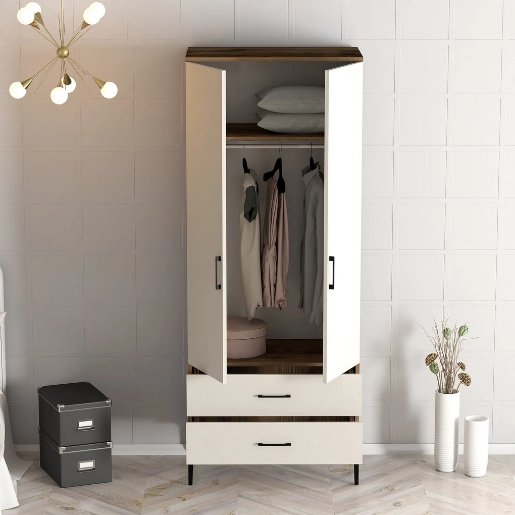 Dulap de haine Kiara T (Nuc + Crem). 1088334