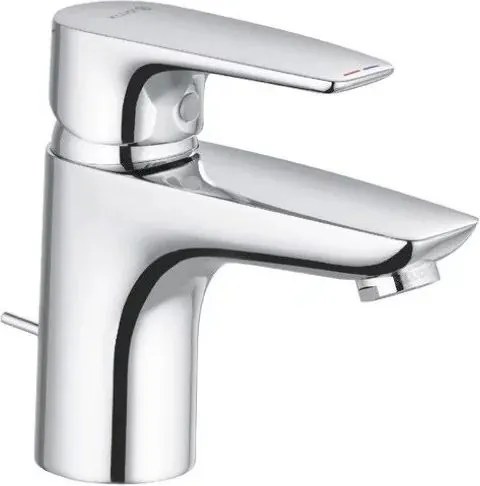 Baterie lavoar Kludi Pure&Solid 75 pentru presiune scazuta cu ventil metalic