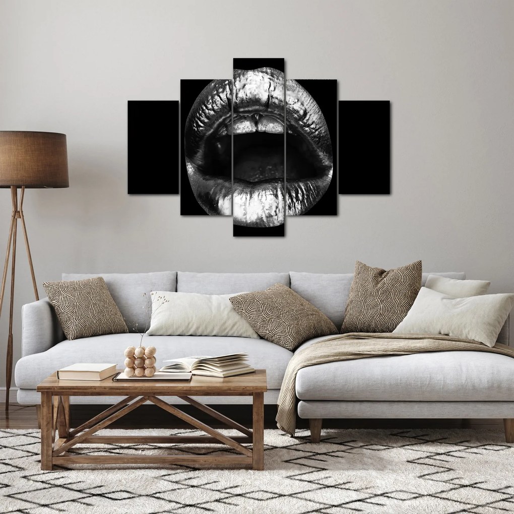Tablou - Buze lucioase (150x105 cm)