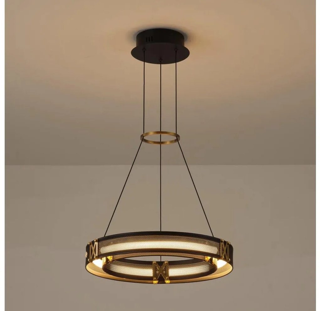 Lustră LED pe cablu LED/21W/230V 3000K 42x120 cm