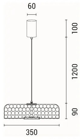 Lampadar LED LED/10W/230V 3000K auriu