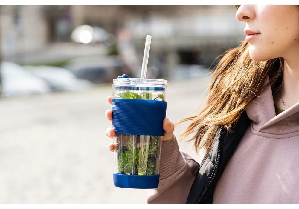 Cană termos albastră 600 ml Fuori – Vialli Design