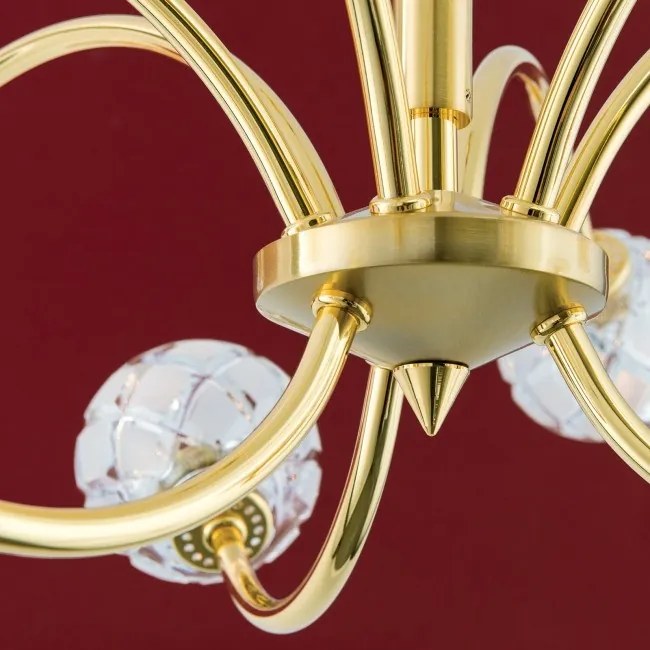 Lustra reglabila design modern de lux Maderno 9L aurie