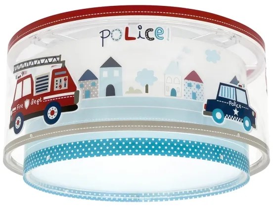Plafonieră pentru copii POLICE 2xE27/60W/230V Dalber 60616