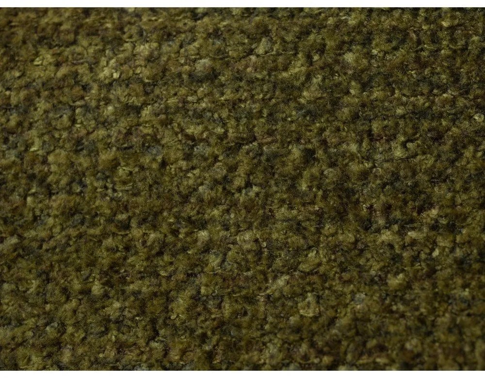 Pat matrimonial verde închis tapițat cu somieră 160x200 cm Makana – Makamii