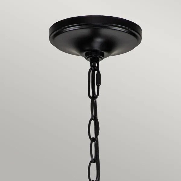 Kichler KL-CAPITOL-HILL12-BLK-Candelabru pe lanț CAPITOL HILL 12xE14/40W/230V negru