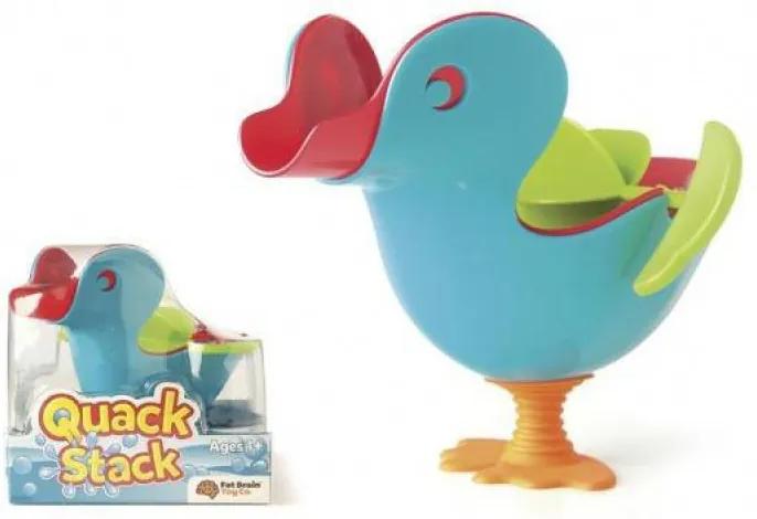 Jucarie de baie Quack Stack, multicolor