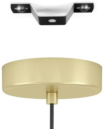 Lustră pe cablu Eglo 43767 STILLINGTON 1xE27/40W/230V auriu