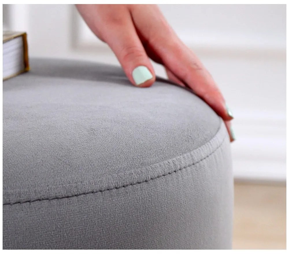 Taburet gri Ropp – Artie