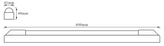 Osram - POWER BATTEN LED, lampă pentru montaj sub dulap, 12 W, 230 V, 3000 K, 60 cm, alb
