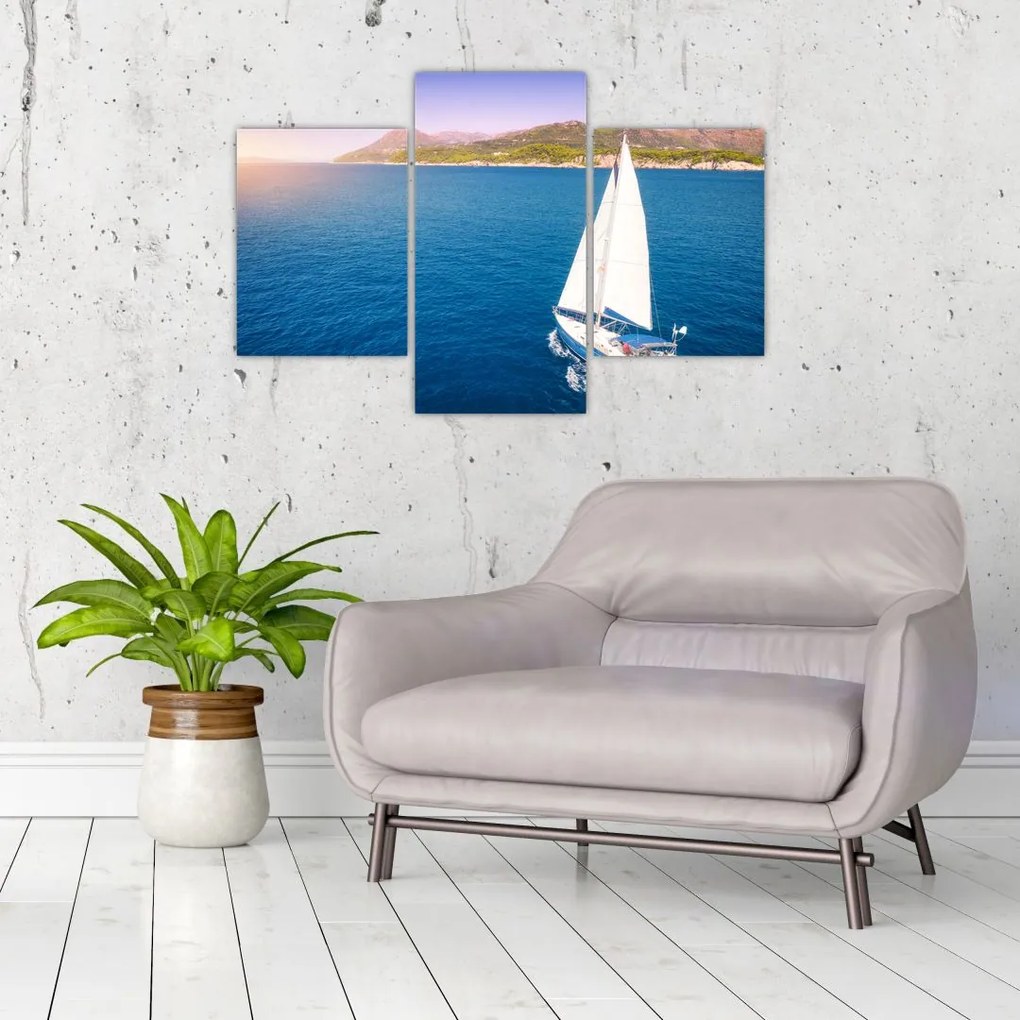 Tablou - Excursie cu navă (90x60 cm)