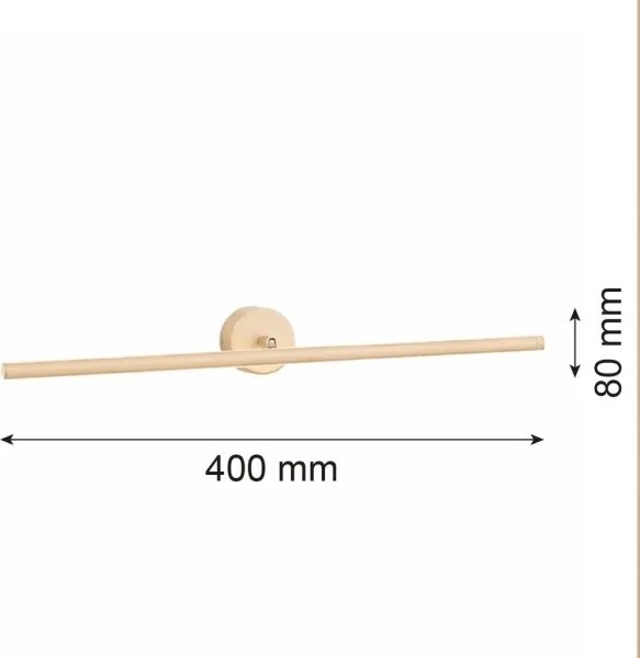 Argon 8992 - Lampă LED pentru tablouri MIRI LED/7,2W/230V 3000K 40 cm bej