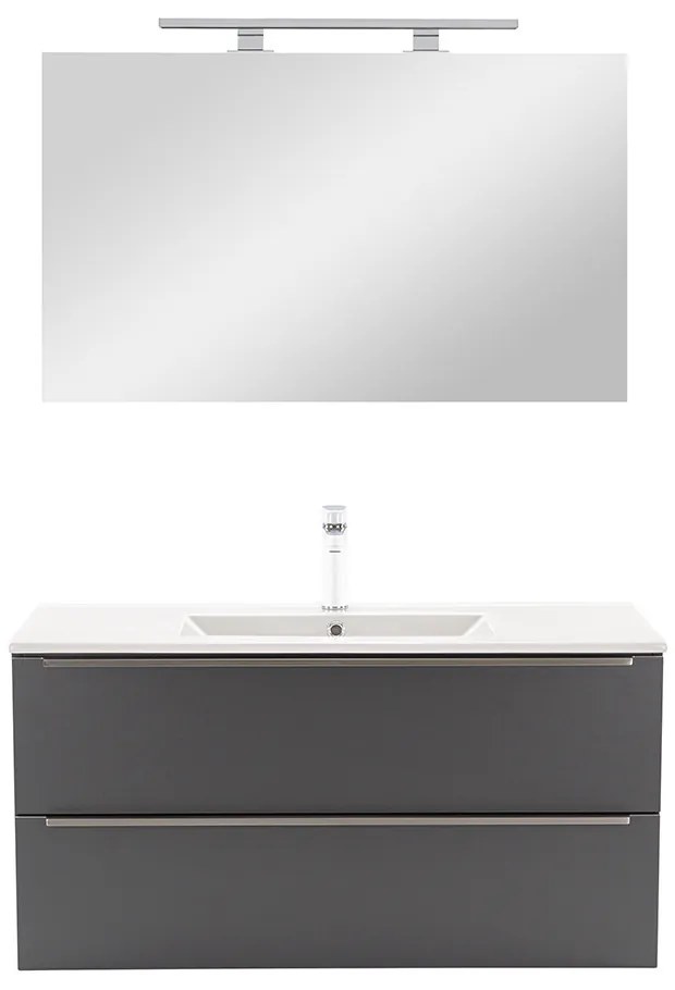 Mobilier complet de baie Vario Trim 100 antracit-antracit