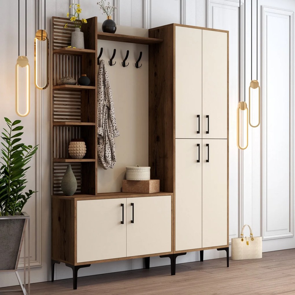 Cuier Viyana DA - Walnut, Cream