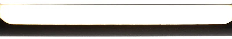 Lampă de masă de design neagră, cu LED inclus, cu dimmer tactil - Palka