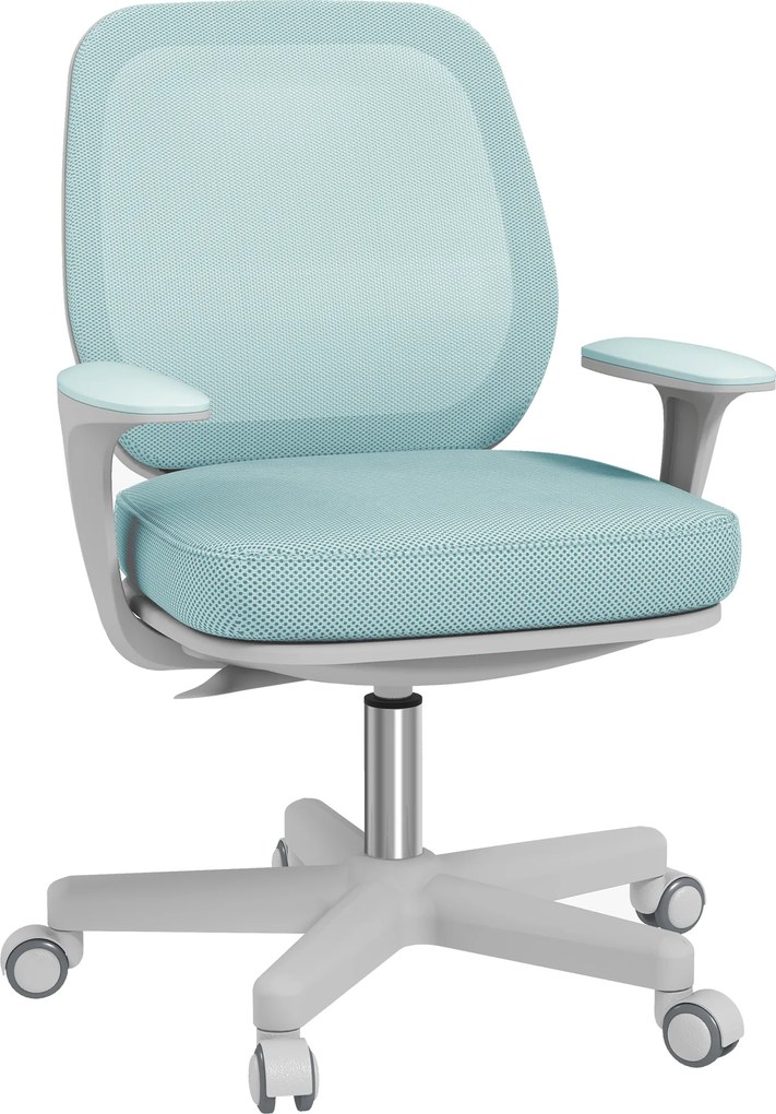 Vinsetto Scaun de Birou Ergonomic, Reglabil pe Înălțime și Respirabil, Verde | Aosom Romania