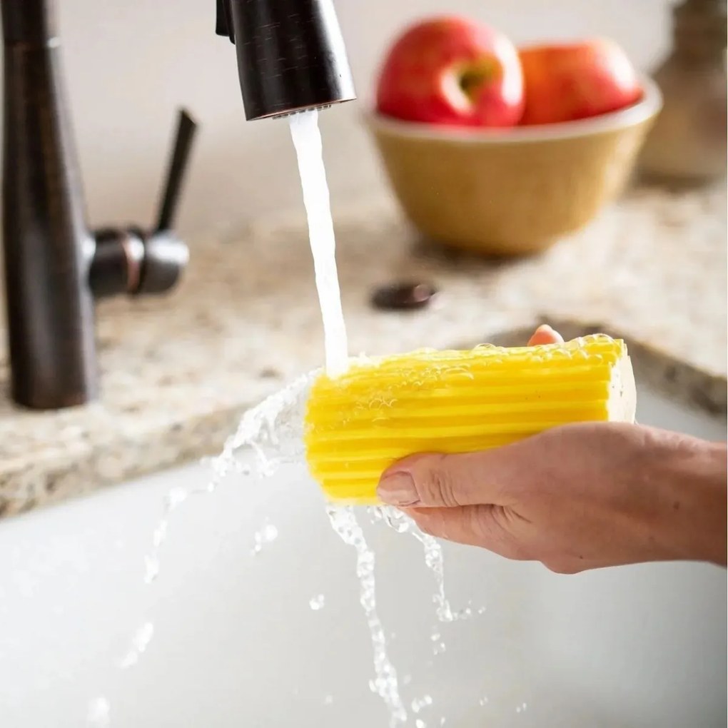Scrub Daddy Damp Duster, burete pentru ștergereaprafului, albastru