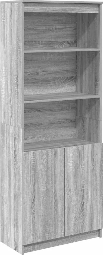 vidaXL Dulap înalt, gri sonoma, 70x35x180 cm, lemn prelucrat