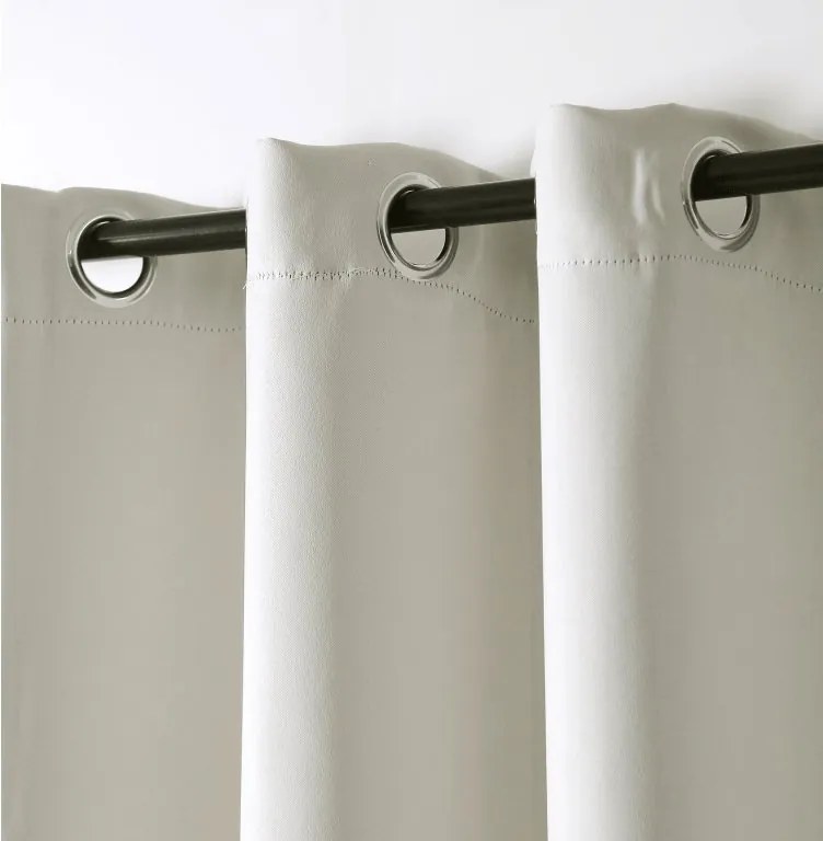 2x draperie alb-crem OXFORD 140x250 cm