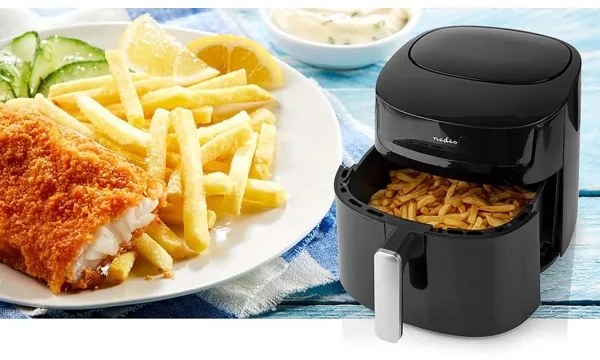 Friteuză cu aer cald 7,2 l 1800W/230V/240 min Nedis KAAF170BK