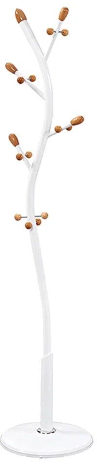 Cuier, metalic, alb, SADIK