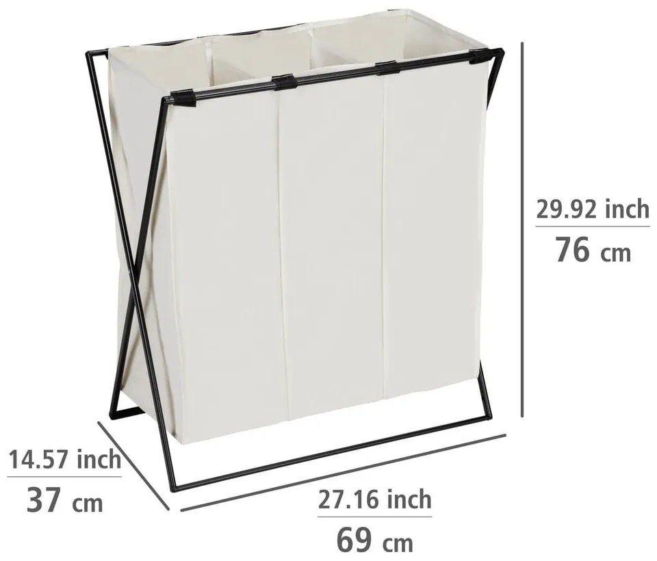 Coș de rufe din material textil 145 l Trio – Wenko