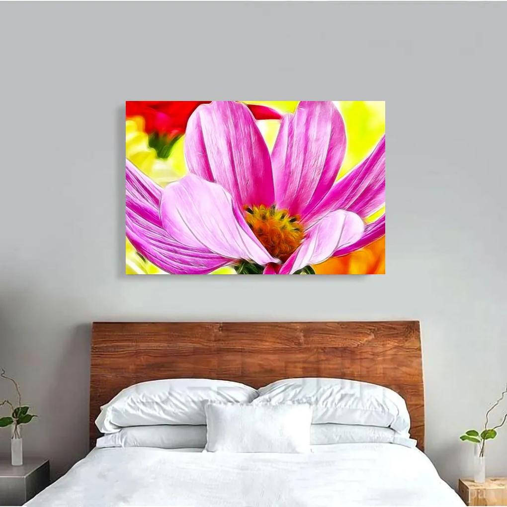 Tablou Canvas - Floare macro 80 x 125 cm