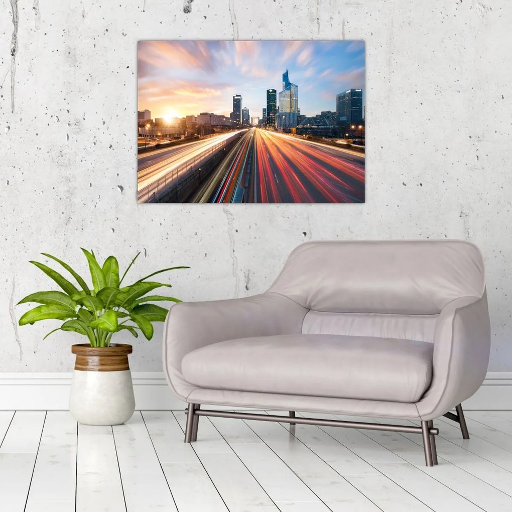 Tablou - Calea marelui oraș (70x50 cm)