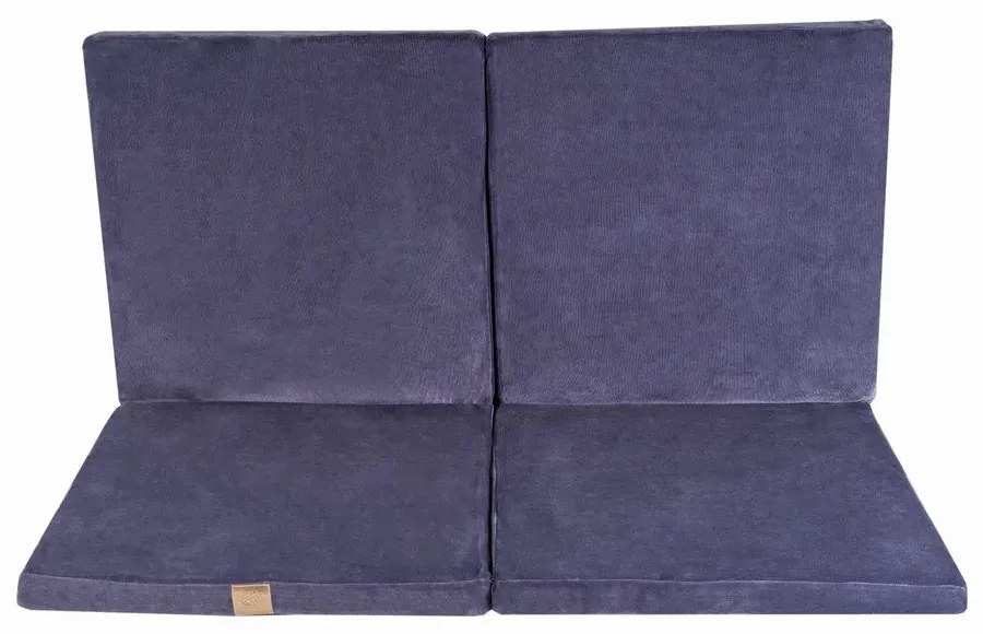 Saltea de joacă pentru copii albastru prăfuit 120x120 cm – Meowbaby