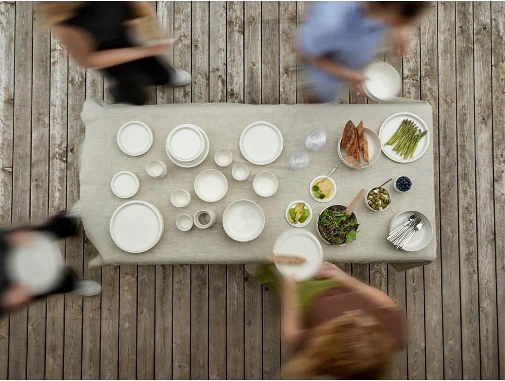 Farfurie crem din porțelan ø 24 cm Eau – Zone