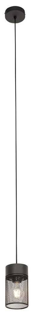 Lampă industrială suspendată neagră - Jim