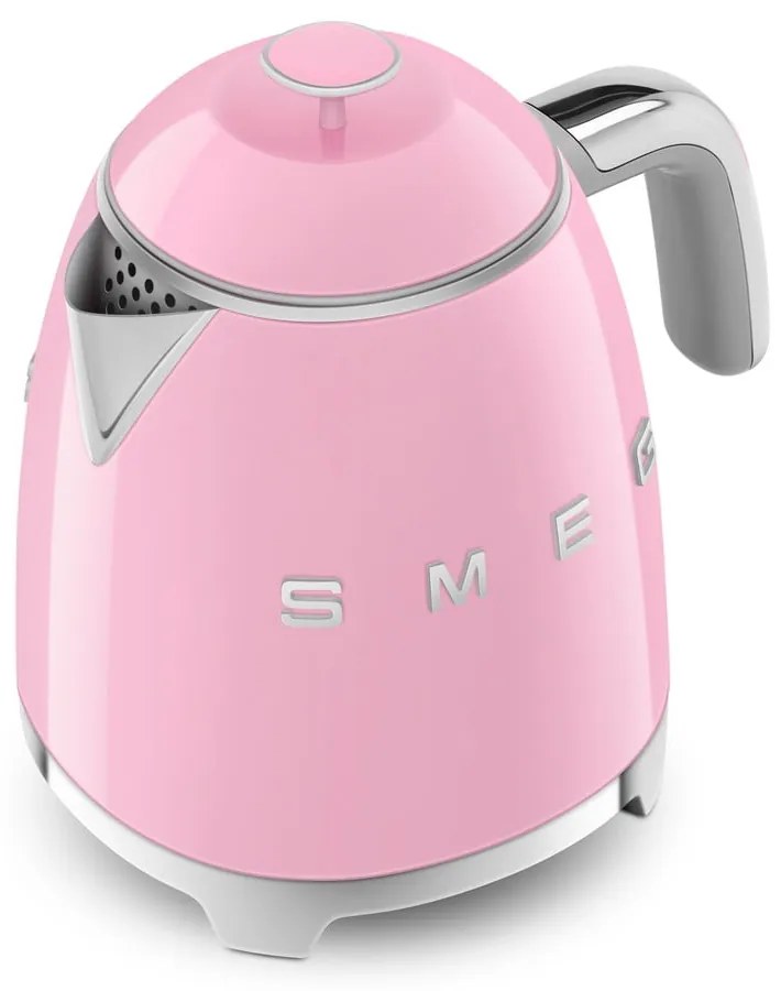 Ceainic electric roz din oțel inoxidabil 800 ml Retro Style – SMEG