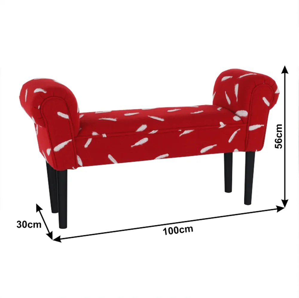 Laviţă, roşu/model/negru, BURDA