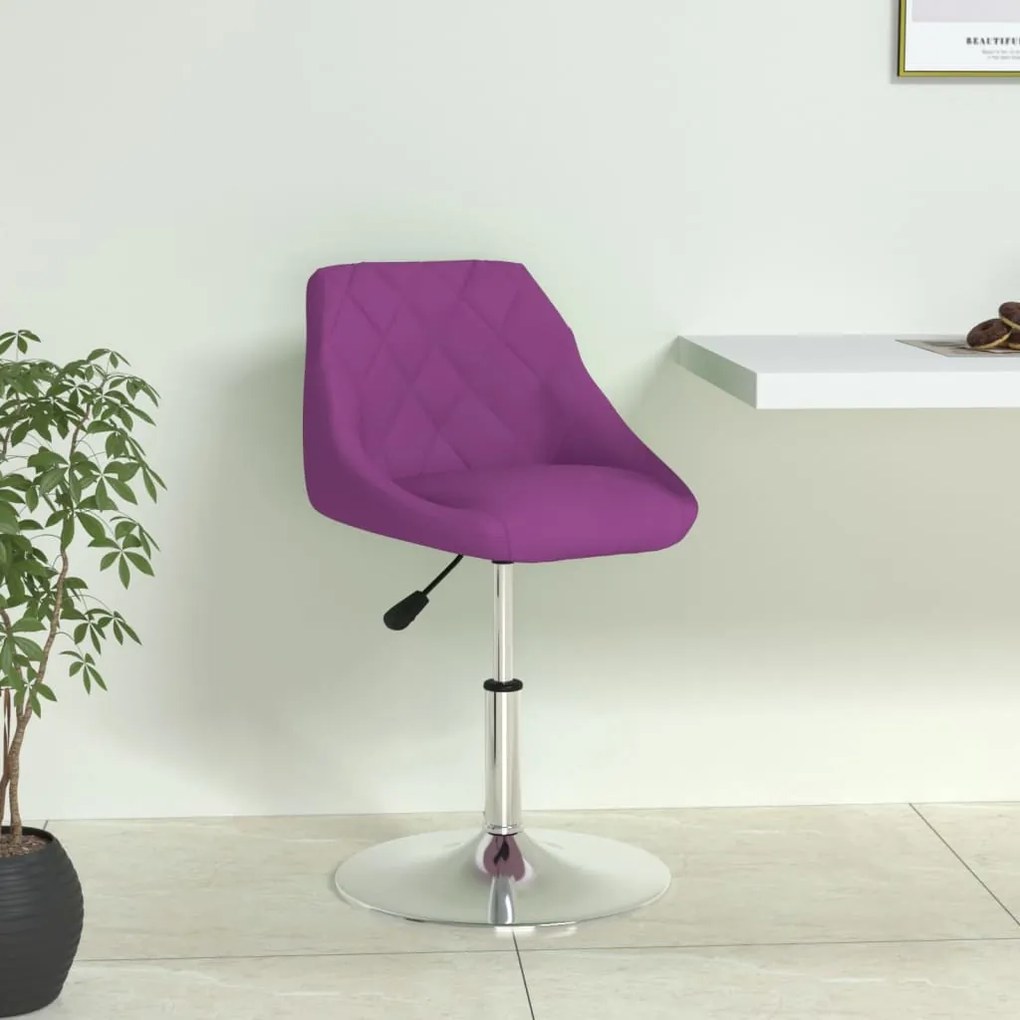 Scaun de bucatarie, violet, piele ecologica 1, Violet